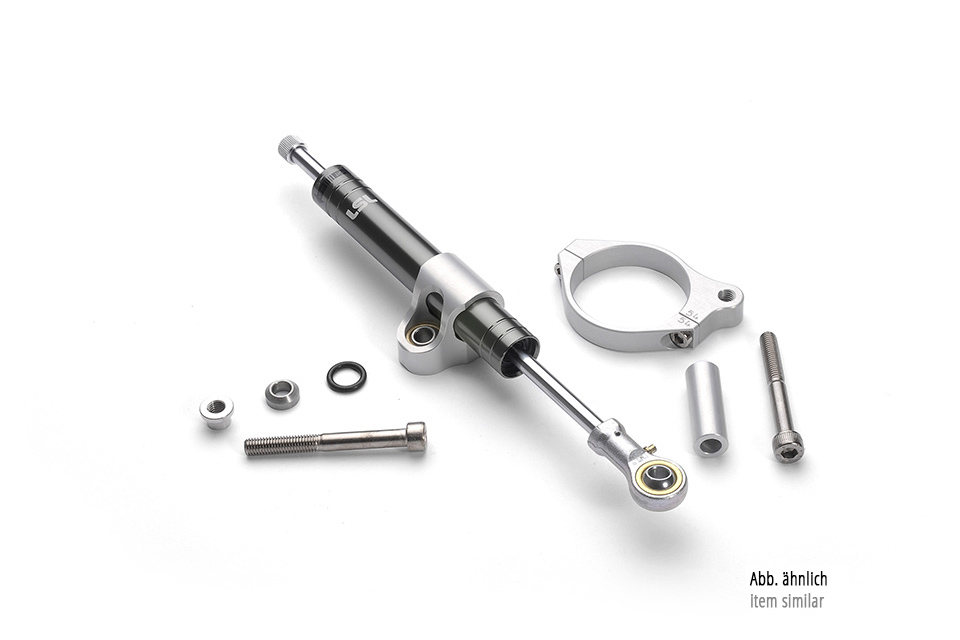 LSL Steering damper kit KAWASAKI ZXR750/R 91-95, titanium, silver, silver