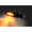 Koso KOSO LED flasher MARS, carcaça de metal preto, vidro colorido