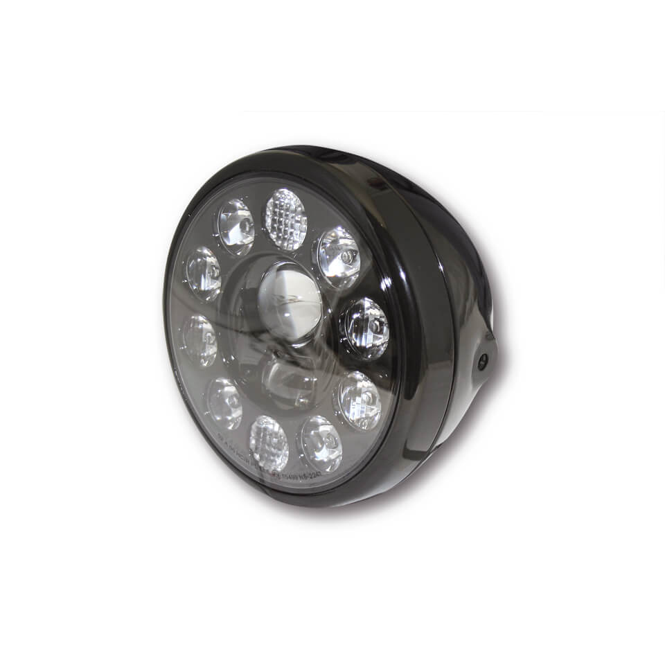 HIGHSIDER 7-inch LED spotlight RENO TYPE 1, black, black