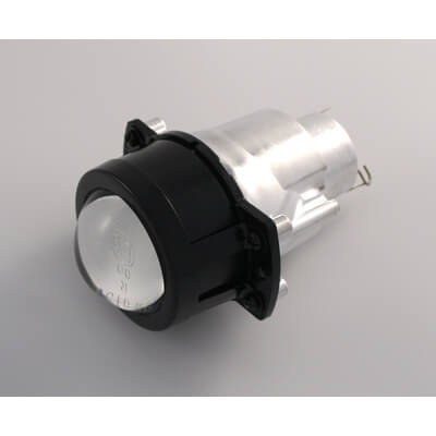 SHIN YO Ellipsoid headlight 50 mm, high beam, H1 55 Watt, black, black