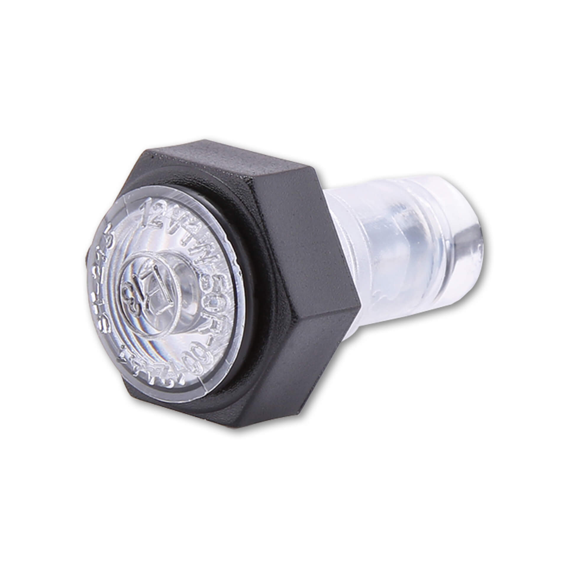 SHIN YO MINI LED parking light, round, lens diameter 14.8 mm, E-approved, clear, clear