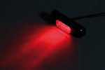 Luz traseira LED HIGHSIDER CONERO T2, vidro vermelho