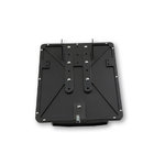 Placa de montaje de placa de matrícula CNC HIGHSIDER, anodizada negra