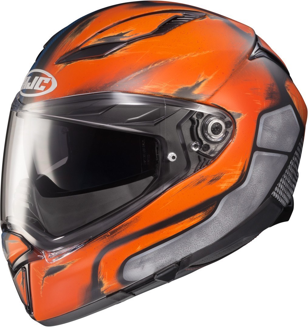 HJC F70 Death Stroke Helm, blau-orange, Größe S