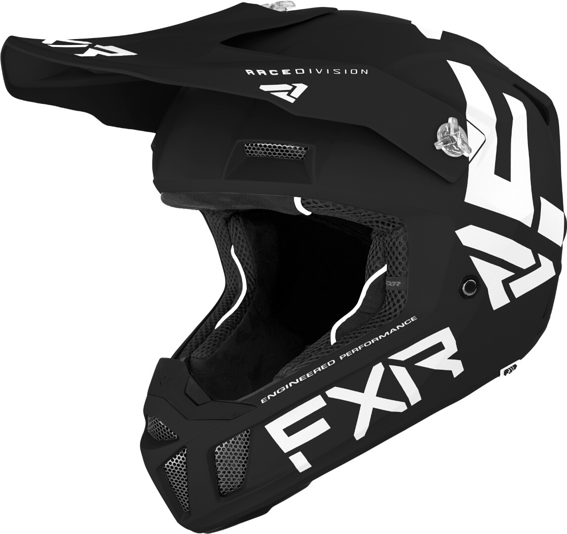 FXR Clutch CX MX Gear Motocross Helmet, black-white, Size L, black-white, Size L