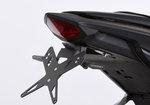 Kit de soporte de matrícula PROTECH que incluye reflector y placa de acero inoxidable ligero/aluminio recubierto de polvo negro