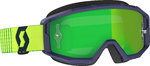 Scott Primal blauw/gele Motocross Goggles