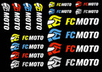 FC-Moto Logo 스티커 세트