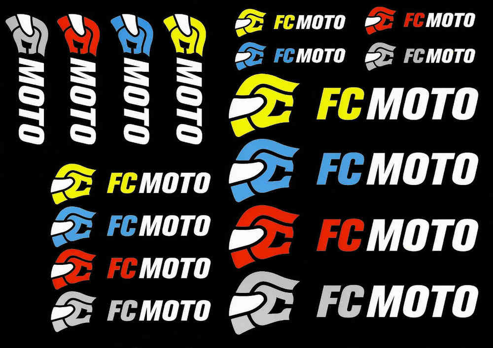 Fc Moto Logo Sticker Set Buy Cheap Fc Moto