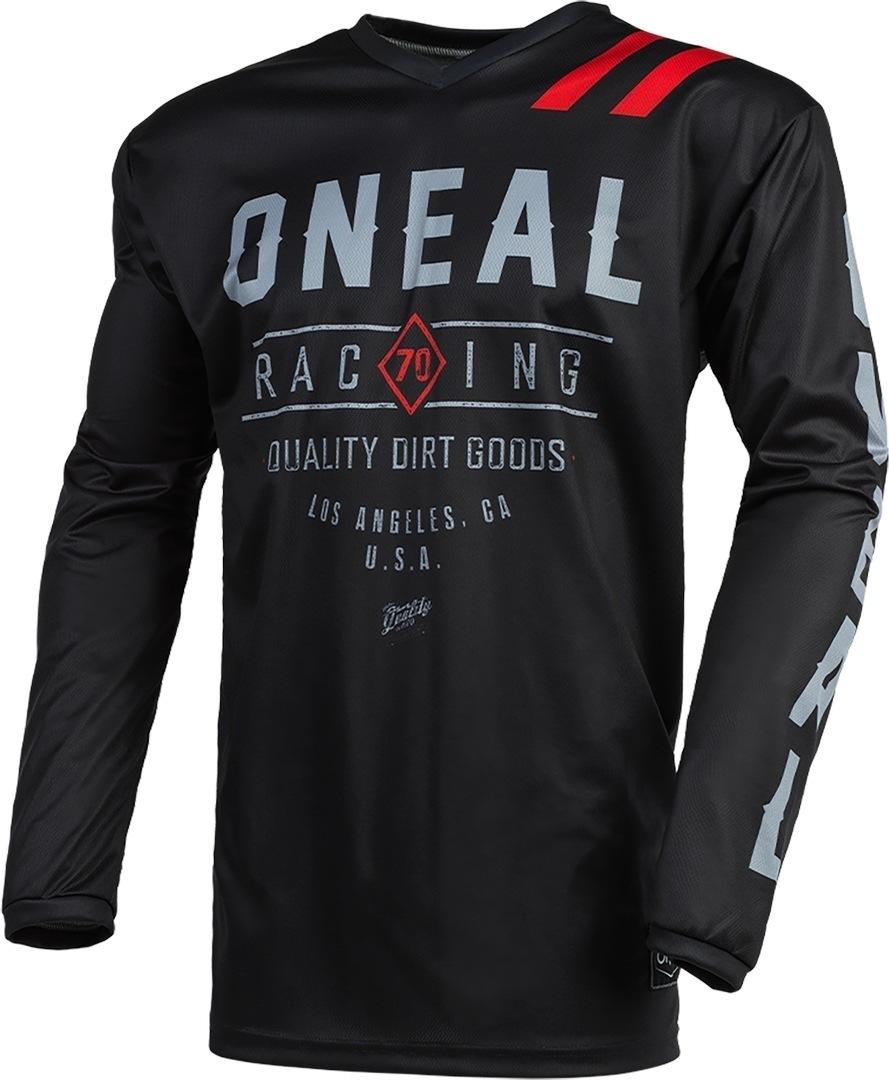 Oneal Element Dirt Motocross Jersey, schwarz-grau, Größe S