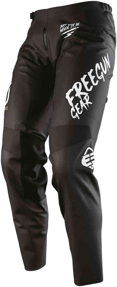 Freegun Speed Full Black Pantaloni Motocross