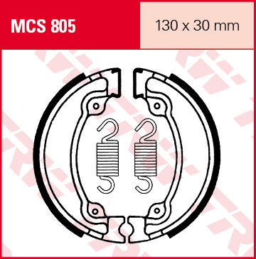 TRW ルーカス ブレーキ シューズ MCS805