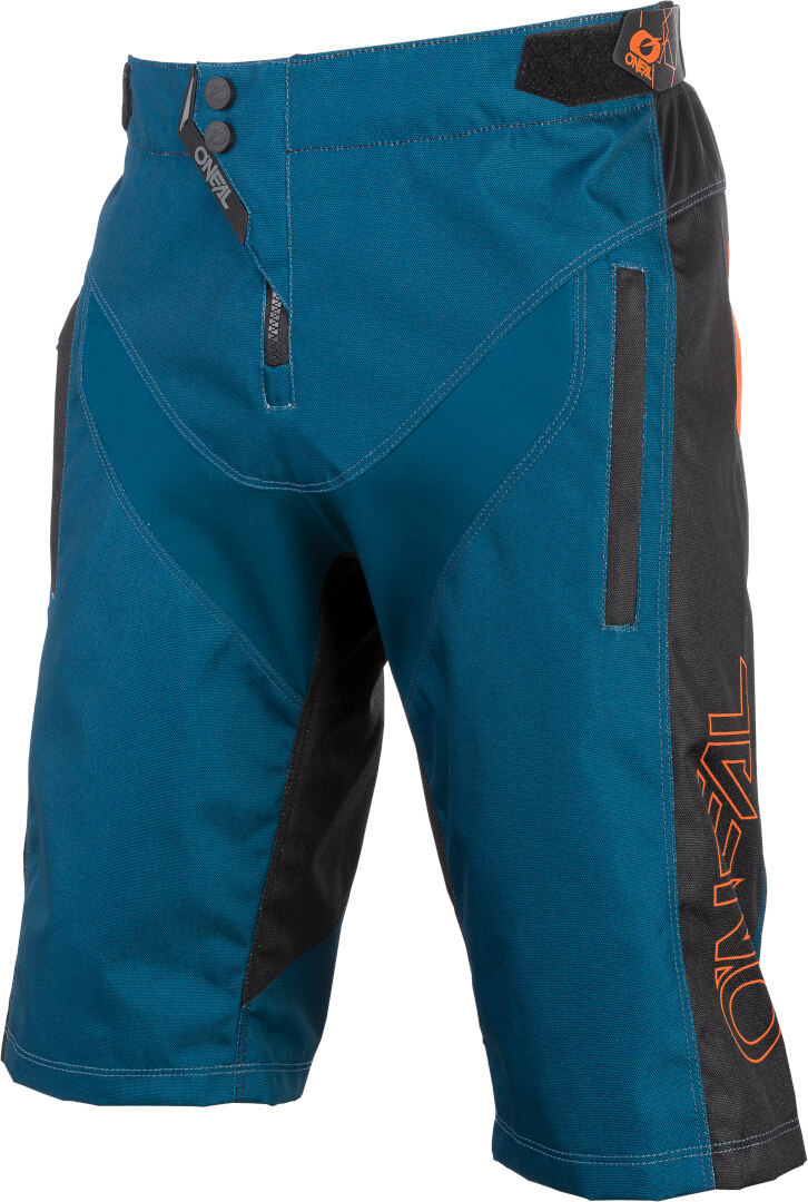 Oneal Element Hybrid FR Bicycle Shorts, green-blue-orange, Size 36, green-blue-orange, Size 36