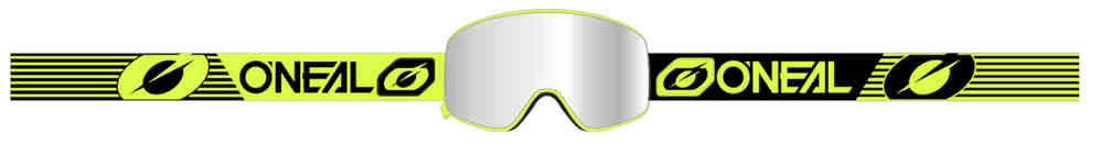 Oneal B-50 Force Silver Mirror Motocross Goggles