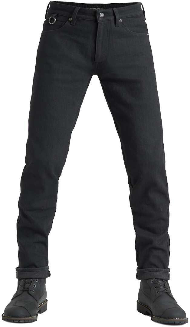 Pando Moto Steel Black 02 Motorcycle Jeans, Size 34, black, Size 34