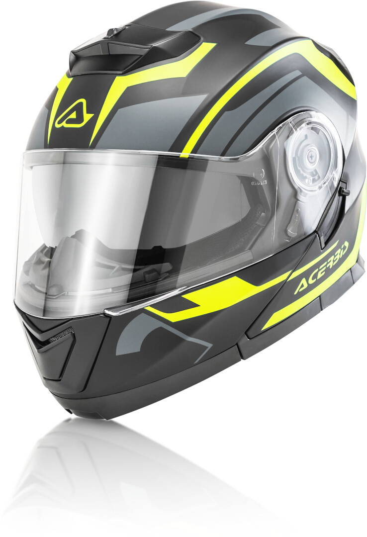 Acerbis Serel Graphics Helmet, black-yellow, Size S, black-yellow, Size S