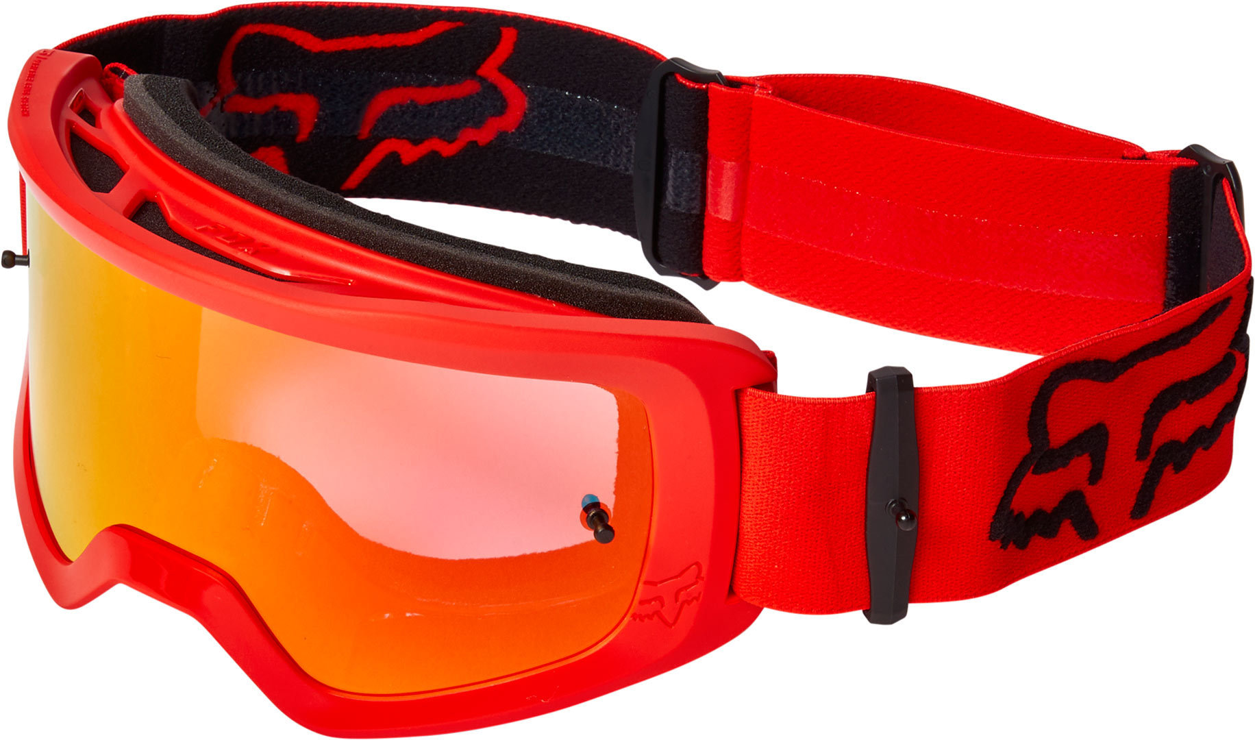 FOX Main Stray Spark Motocross beskyttelsesbriller, sort-rød