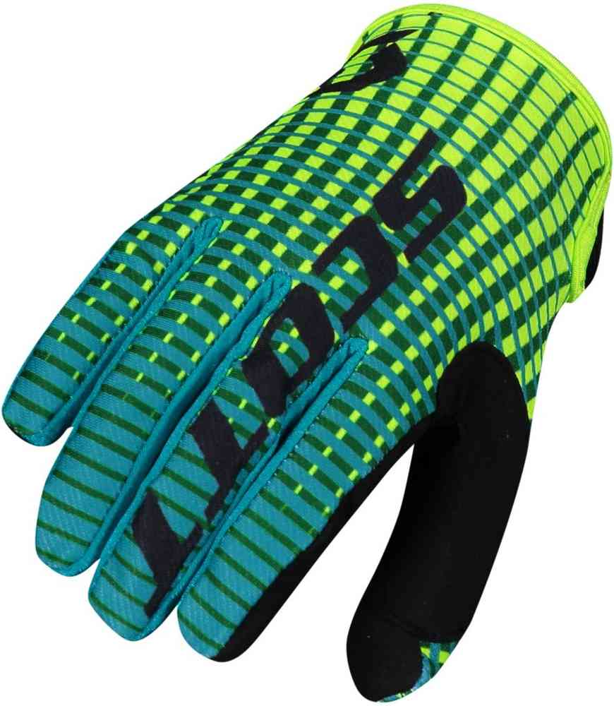 Scott 350 Fury grøn/gul Motocross Handsker
