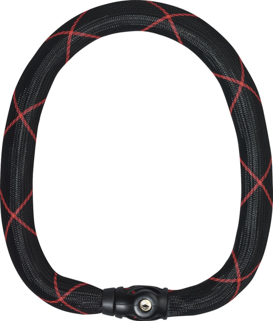 ABUS Steel-O-Chain Ivy 9210 Kettenschloss, schwarz-rot, Größe 170 cm