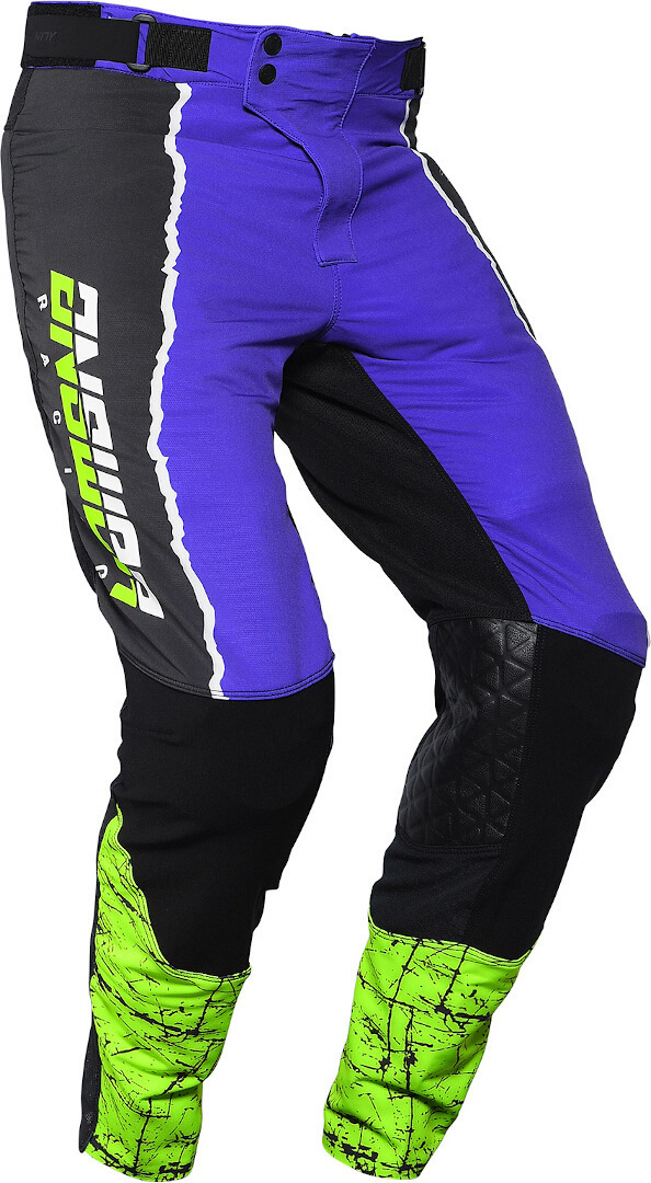 Photos - Motorcycle Clothing Answer Trinity Pro Glow Motocross Pants, black-purple, Size 34