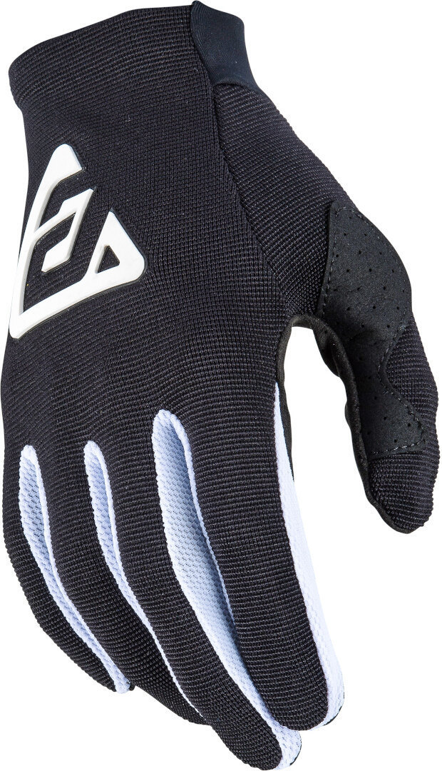 Answer AR2 Bold Motocross Gloves, black-white, Size S, black-white, Size S