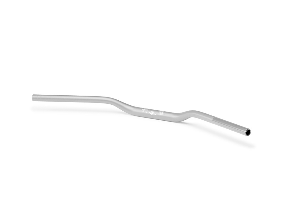 LSL X-Bar aluminium stuur Superbike Flat XN1, 1 1/8 inch, zilver