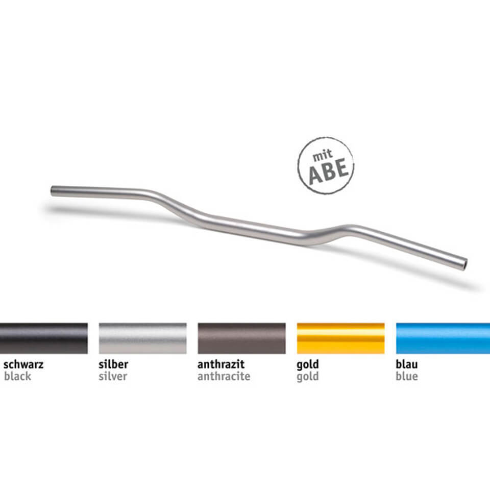 LSL X-Bar aluminiumsstyre Cross Bar X00, 1 1/8 tommer, antrasitt