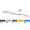 LSL X-Bar aluminum handlebar Cross Bar X00, 1 1/8 inch, anthracite