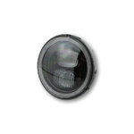 HIGHSIDER LED huvudstrålkastare insats TYP 7 med parkering ljusring, rund, svart, 5 3/4 tum