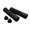 SHIN YO резина сцепления руля, 7/8 дюйма (22,2 мм), 130 мм, глянцевый черный