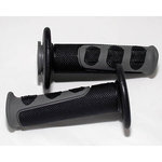 PROGRIP Handlebar grips 793, Cross, grey/black, for 7/8 inch handlebar, closed
