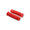 Poignées de guidon Custom Retrostyle pour guidon de 7/8 pouces (22mm) en rouge