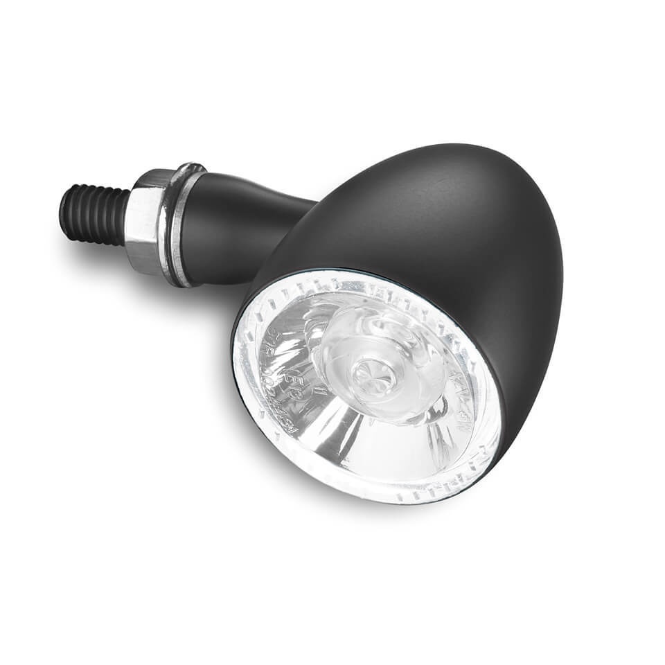 Kellermann LED indicator / positie licht Bullet 1000 PL wit, zwart, helder glas
