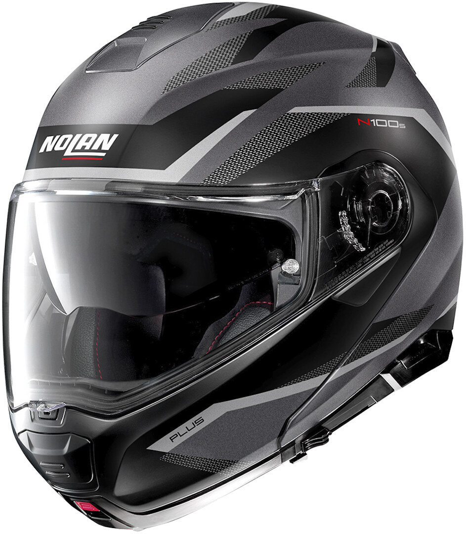 Nolan N100-5 Plus Overland N-Com Helmet, grey, Size M, grey, Size M