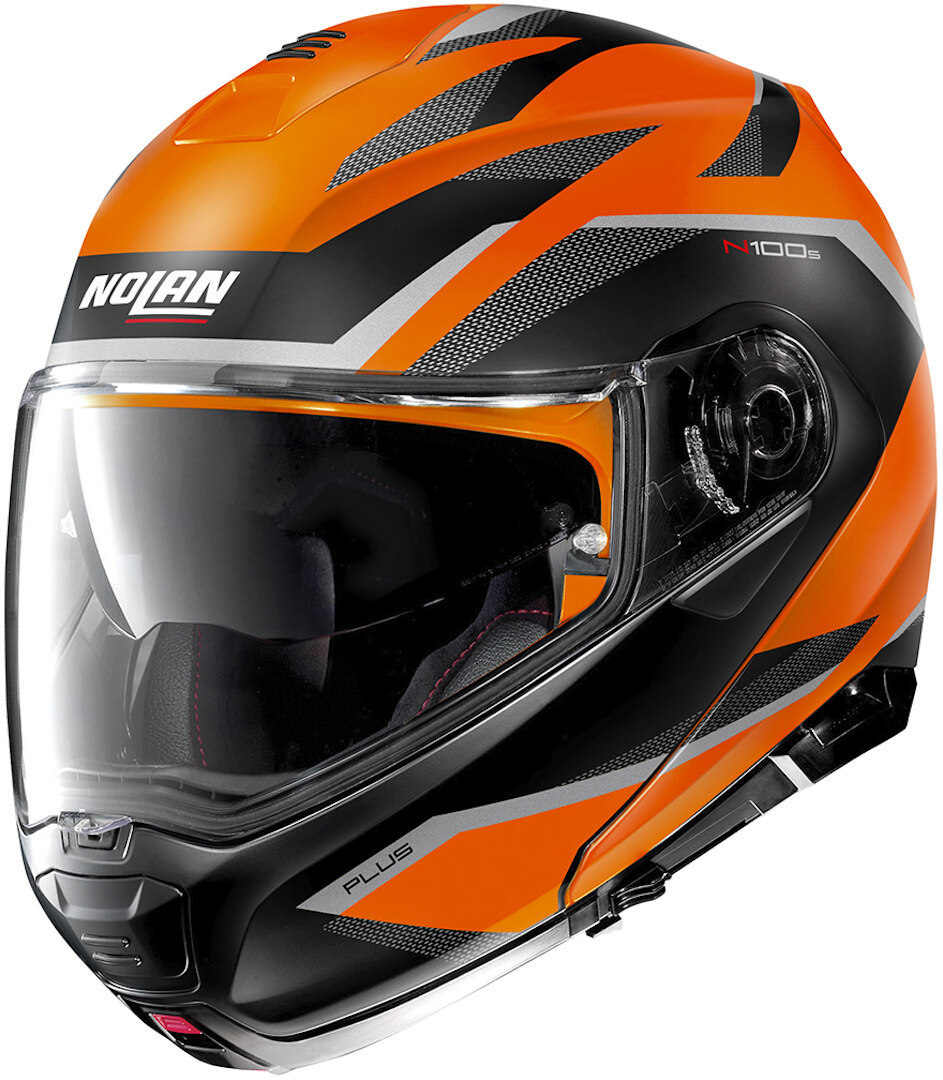 Nolan N100-5 Plus Overland N-Com Helmet, black-orange, Size S, black-orange, Size S