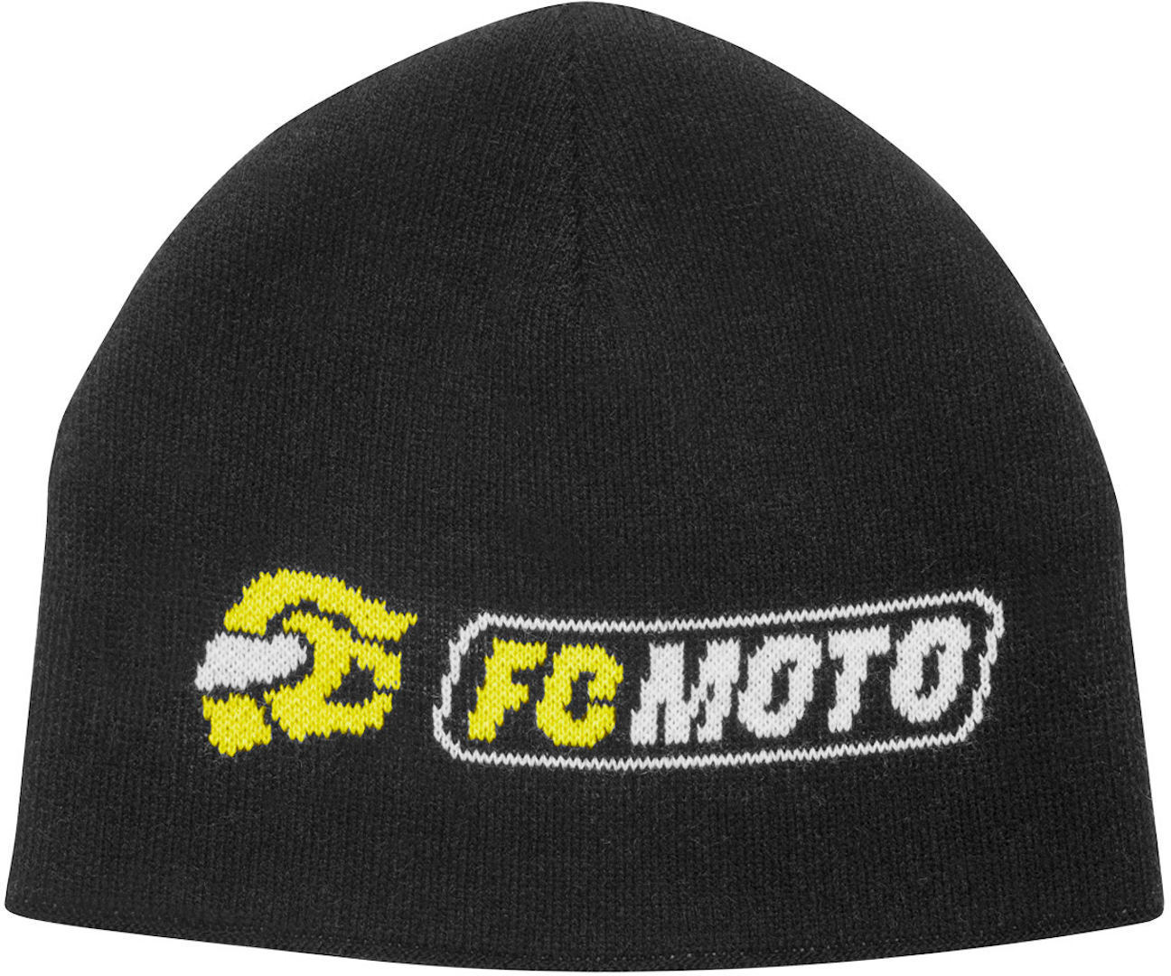 FC-Moto Logo-B Beanie, schwarz-gelb