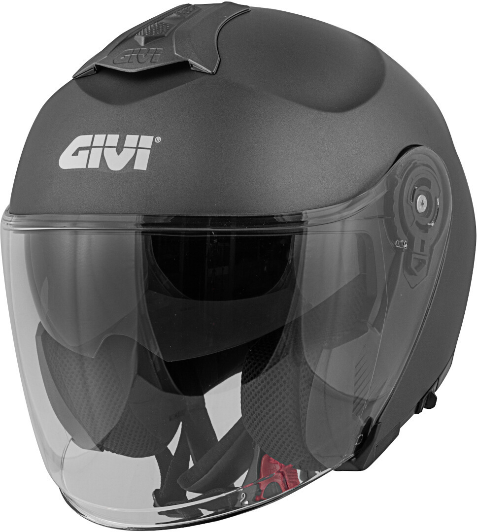 GIVI X.22 Planet Solid Color Jet Helmet, silver, Size M, silver, Size M