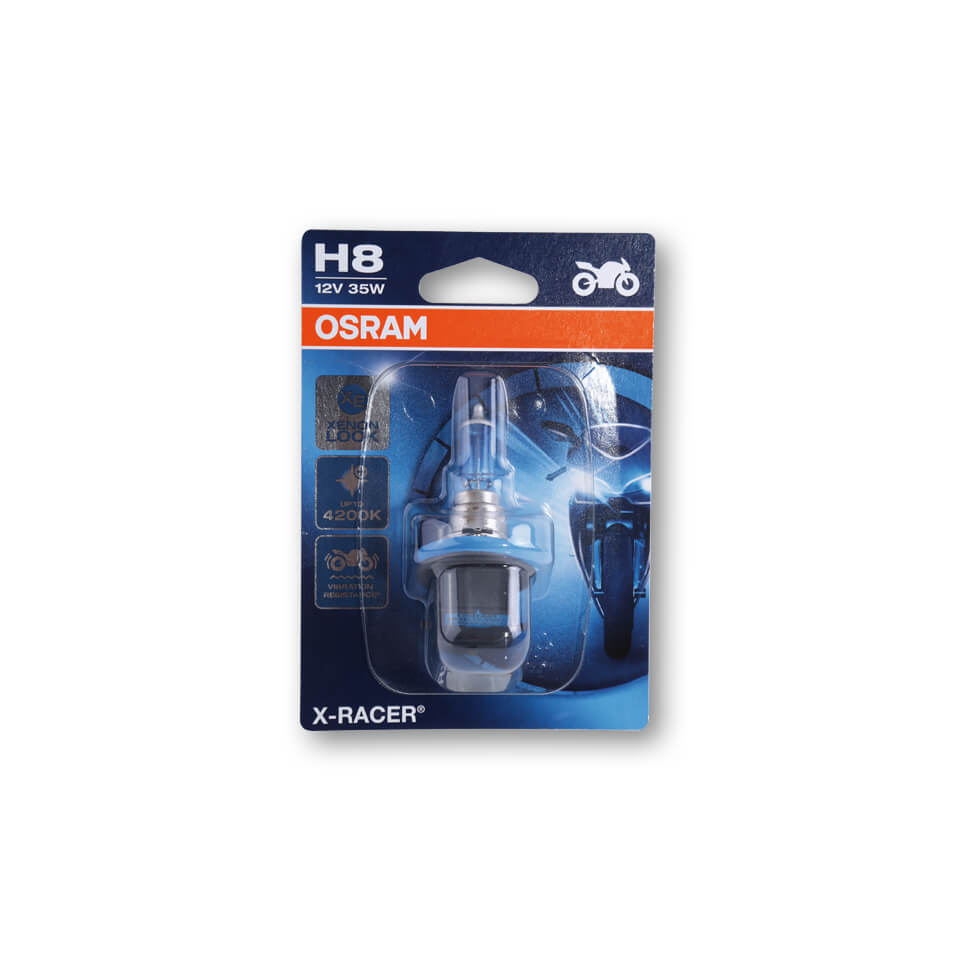 Ampoule H8 Osram X-Racer Effet Xénon 4200K vendu à l'unité