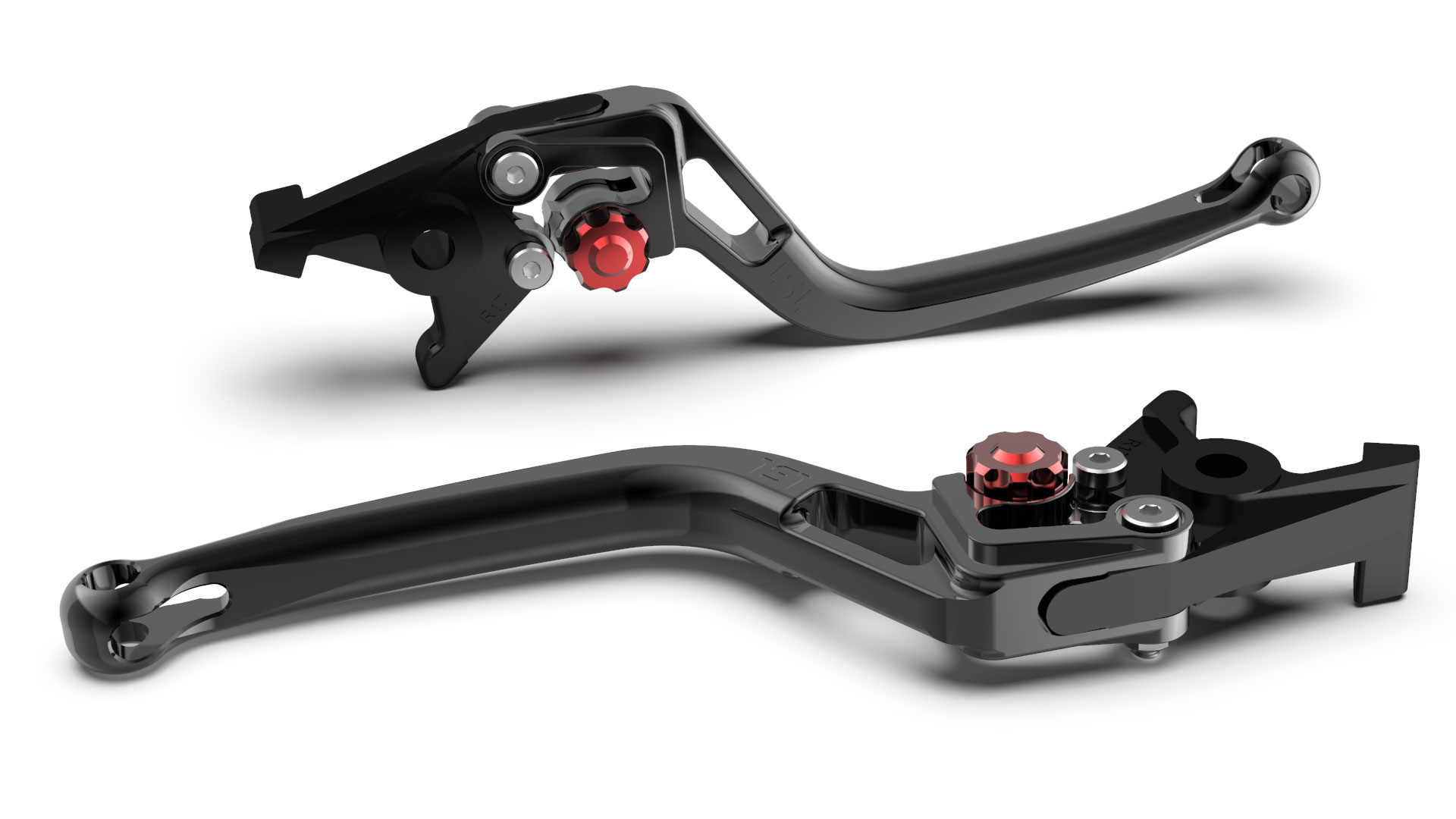 LSL Clutch lever BOW L35R, black/red, red