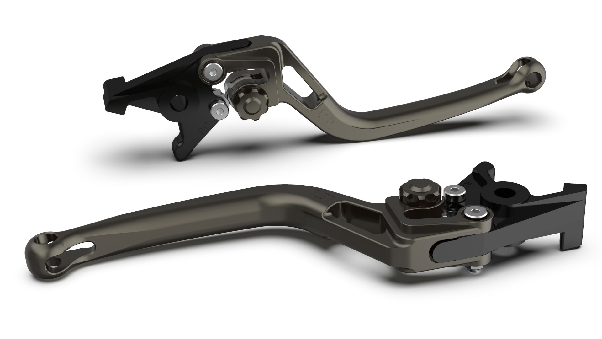 LSL Clutch lever BOW for Brembo 16 RCS, L37R, anthracite/anthracite, grey-black, grey-black