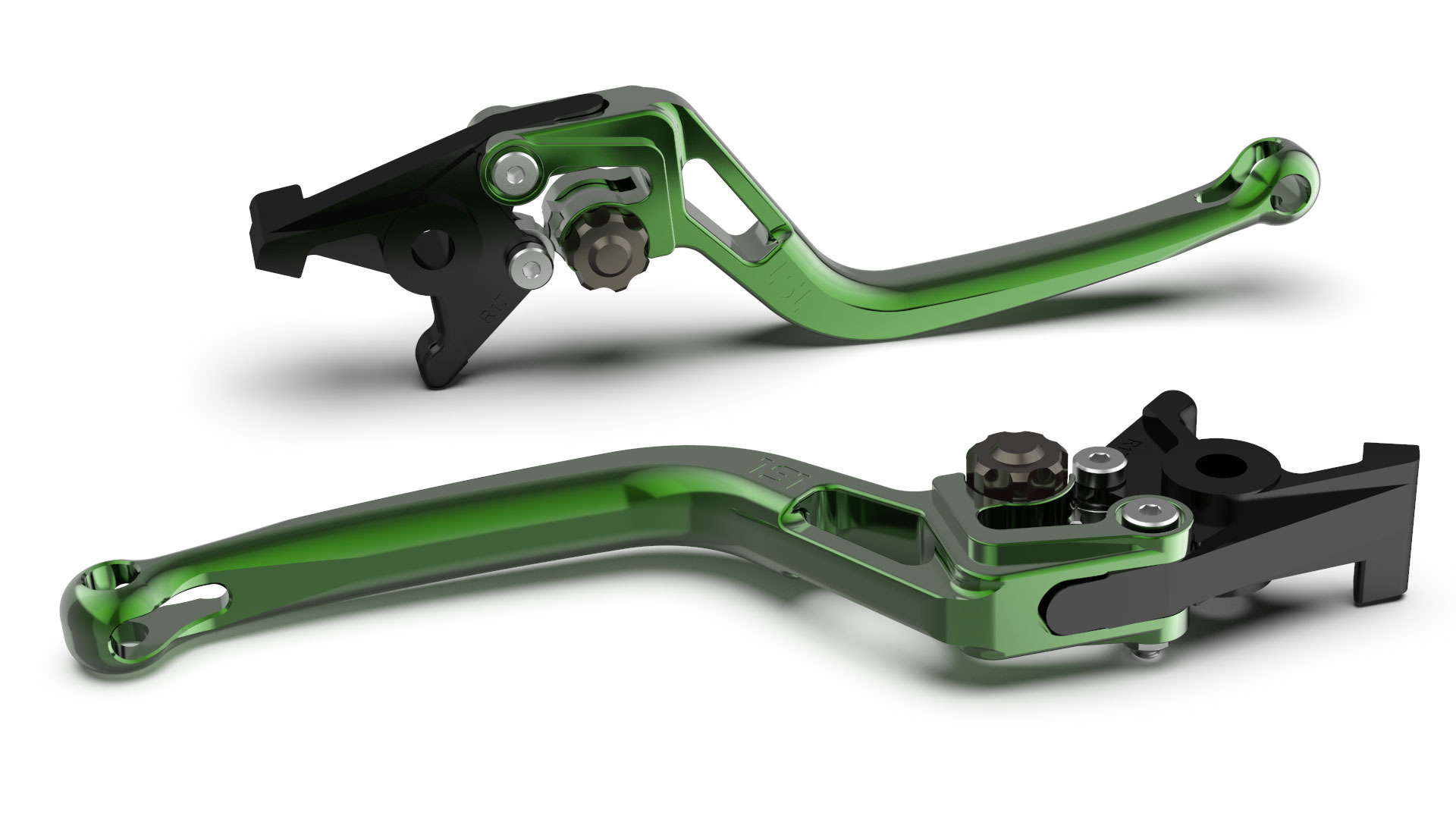 LSL Brake lever BOW R51, green/anthracite, black-grey, black-grey