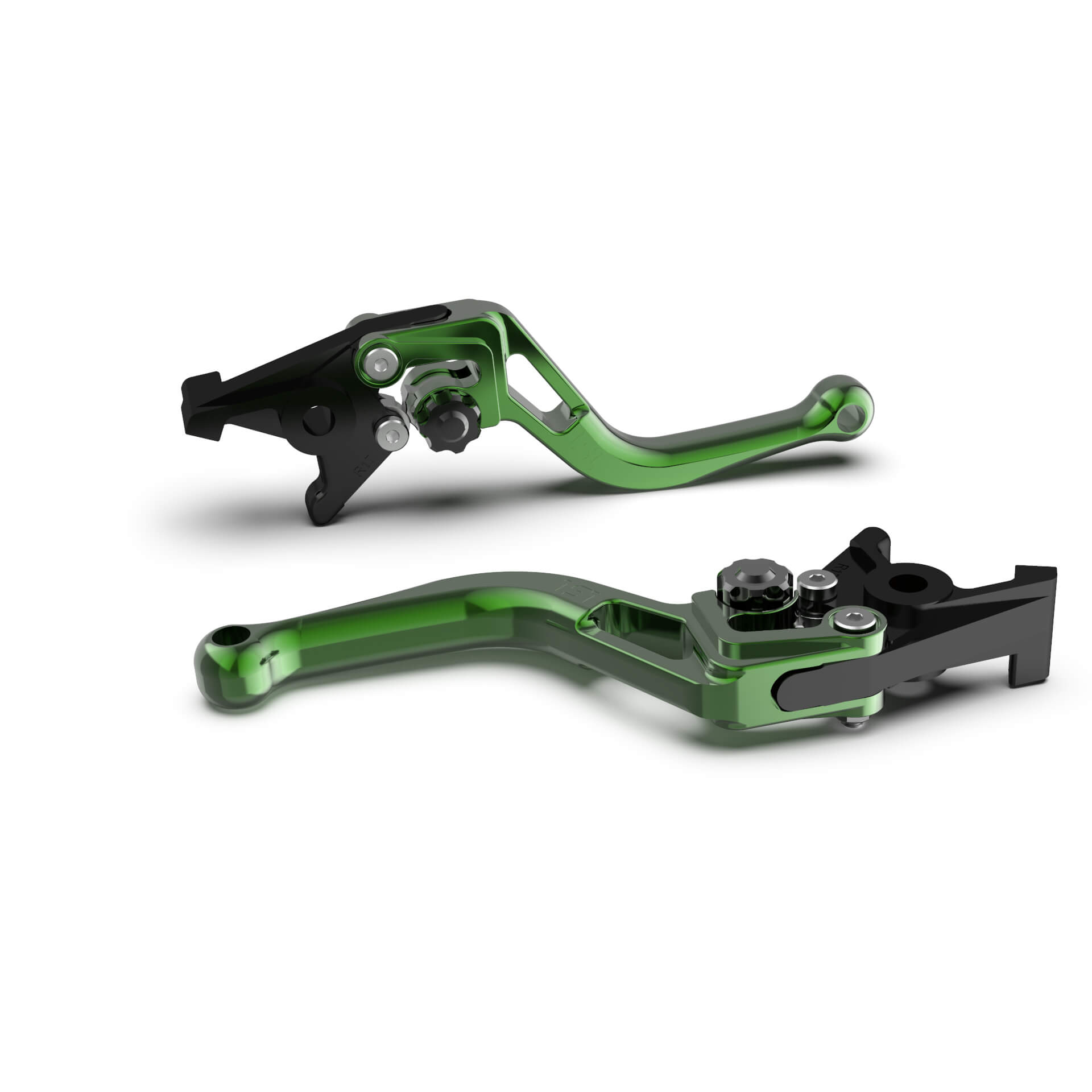 LSL Brake lever BOW R31, short, green/black, black