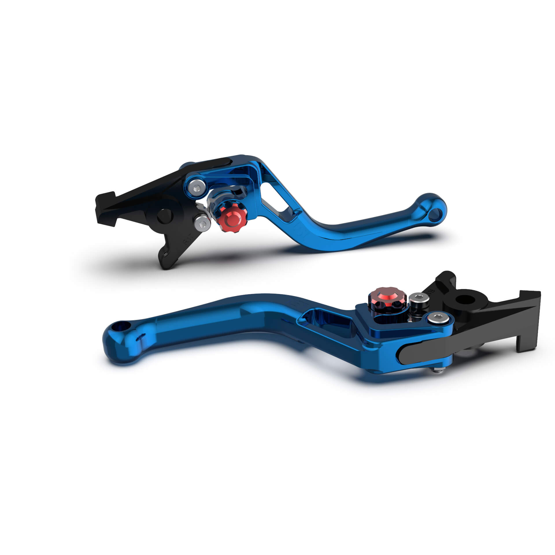 LSL Brake lever BOW R50, short, blue/red, red