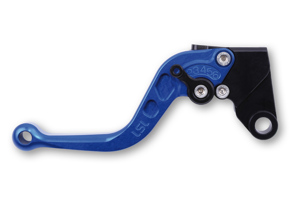 LSL Clutch lever Classic L39R, blue/black, short, black