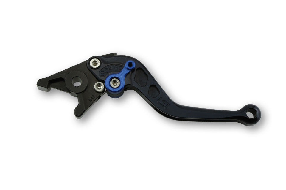 LSL Clutch lever Classic L39R, black/blue, short, blue