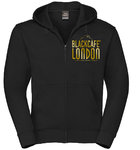 Black-Cafe London Classic Felpa con cappuccio zip