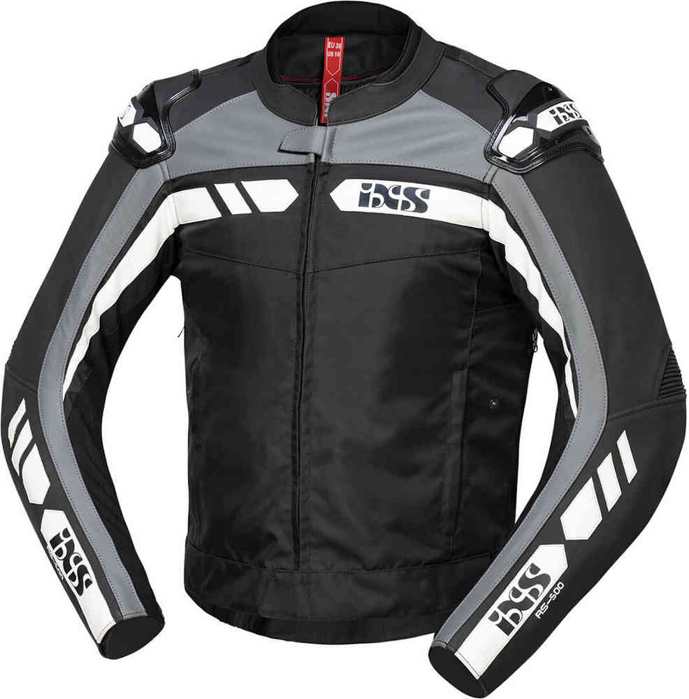 IXS RS-500 1.0 Skinn / tekstil motorsykkel jakke