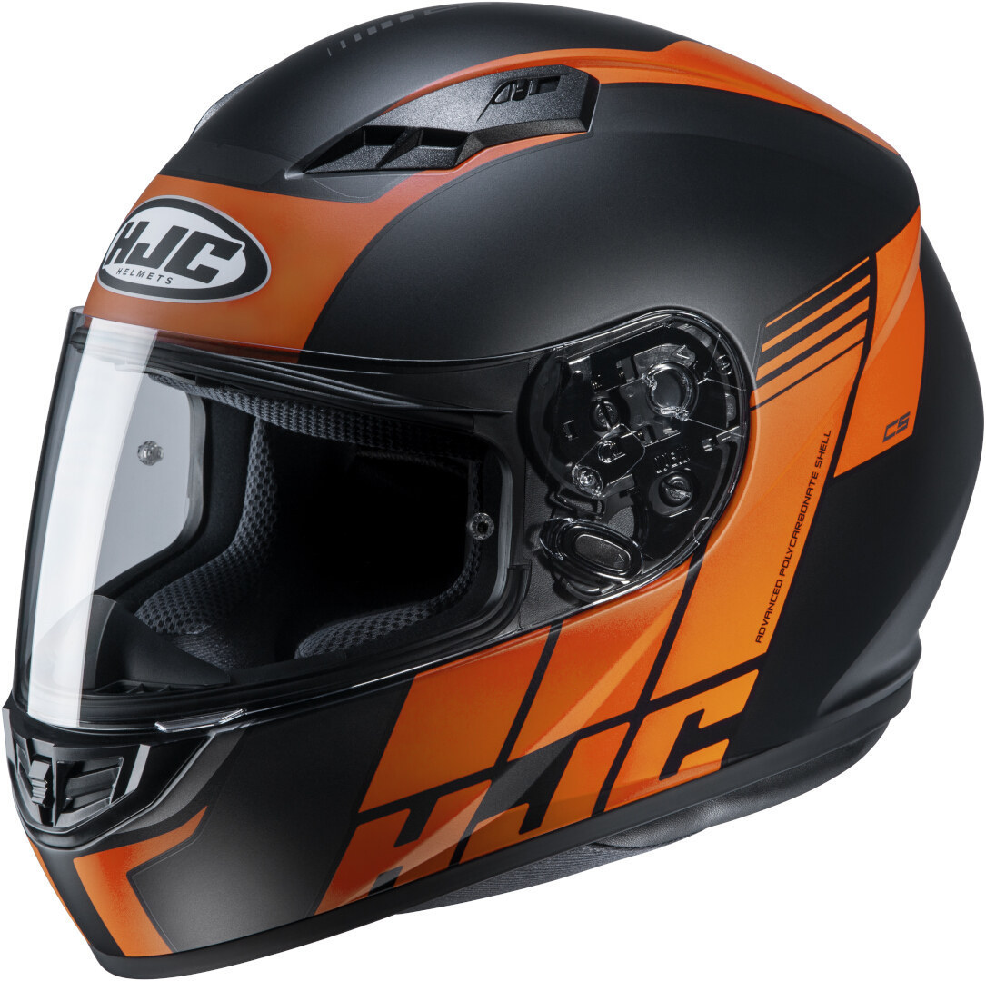 HJC CS-15 Mylo Helmet, black-orange, Size M, black-orange, Size M