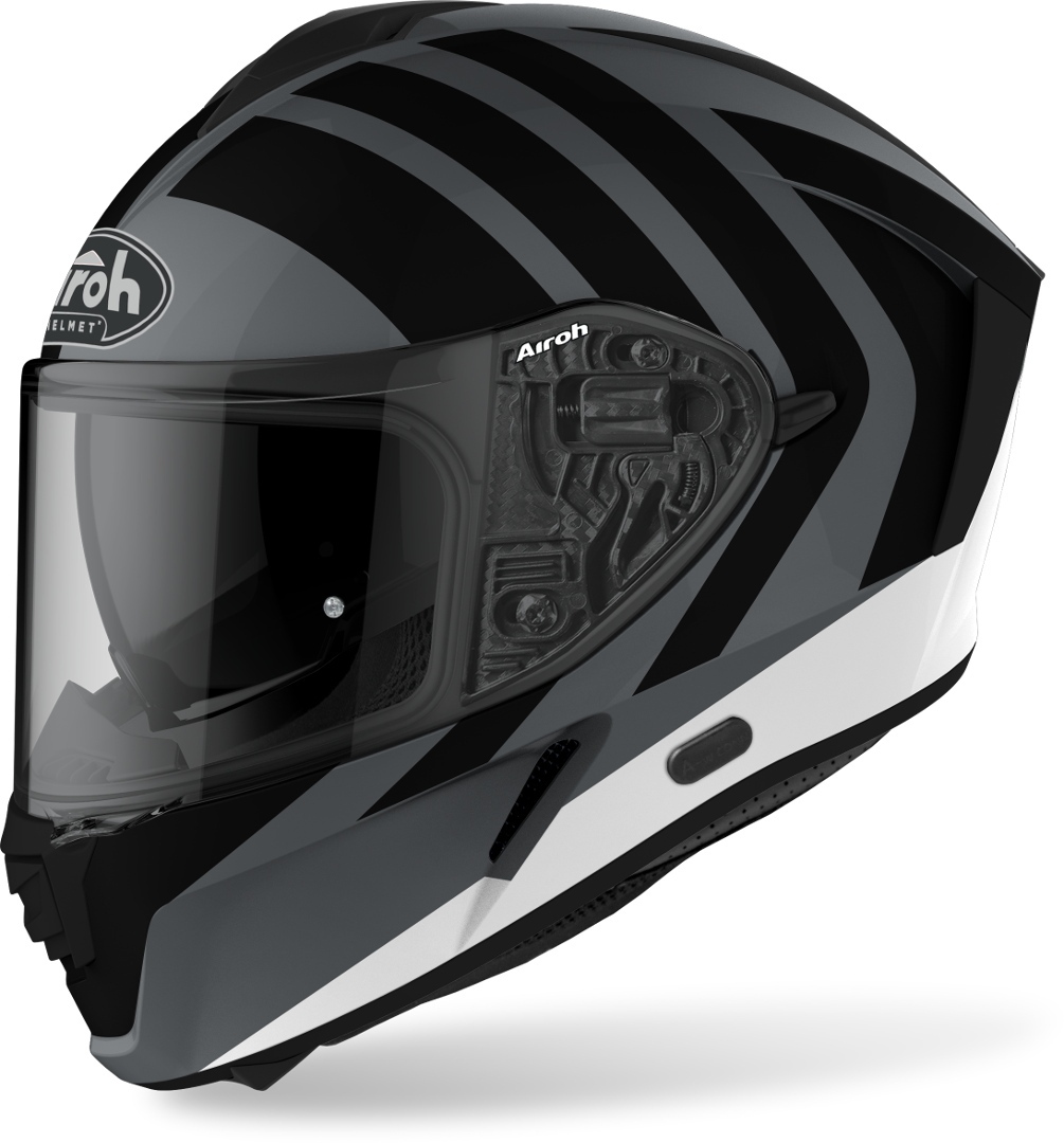Airoh Spark Scale Helmet, black-grey-white, Size 2XL, black-grey-white, Size 2XL