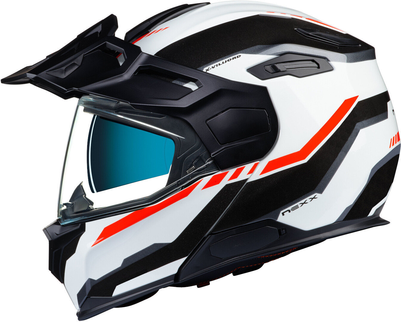Nexx X.Vilijord Continental Helmet, black-white-red, Size 3XL, black-white-red, Size 3XL